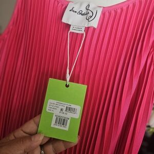 Nordstrom dress xl pink hammered satin